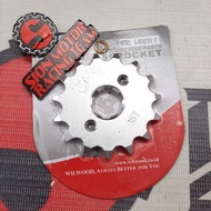 428-15t Front Gear 428 Honda GL Pro Neotech / Mega Pro / CRF 150 / CB150R 428 - 15T Wilwood Chrome