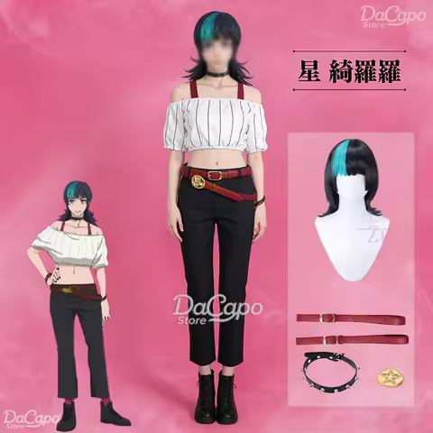 Kirara Hoshi Cosplay Costume Wig 2026 Women Adults Anime Movie JJK Execution Fullset Halloween Cloth