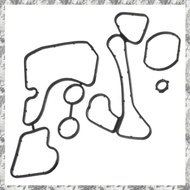 [D E O K] 1 Set   Gasket Seal for  A6 A7 A8 Q5  3.0L TDI V6  A/T 059117070B 059117070 059117070A