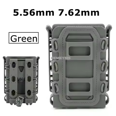 5.56mm 7.62mm Fast Mag Pouch Tactical Magazine Pouch 9mm Molle Belt Clip Fast Attach Carrier Soft Sh