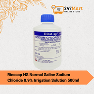 Rinscap NS Normal Saline Sodium Chloride 0.9% Irrigation Solution 500ml