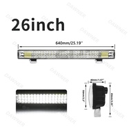 360W ไฟสปอร์ตไลท์ติด รถยนต์ 12V สว่างมาก LED 24V 3-Row Spot Flood ขับรถสําหรับรถบรรทุก UTV SUV 4x4