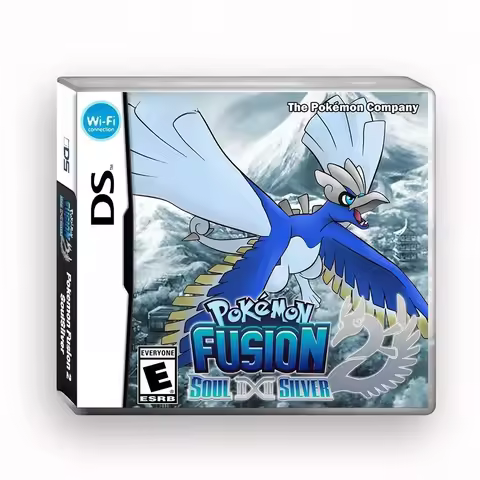 NDS Game Card Pokémon Soul Silver Spanish Language Retro Game Card