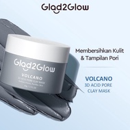 Diskon Populer Glad2glow Volcano Clay Mask Masker Komedo Deep Pores Cl