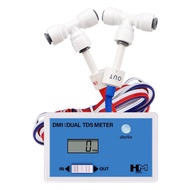 ออนไลน์เครื่องทดสอบคุณภาพน้ําแบบดิจิตอล TDS EC Meter Dual Probe TDS/EC เครื่องทดสอบรวมของแข็งละลายสํ