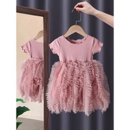 [READY STOCK]Baby girl dress 1-6 Year Old Princess Dress Baby  Girl Clothing