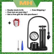 MH Bicycle Pump With Pressure Gauge Air Pump Type Basikal Pam Bola Pam Kereta Pam Motorsikal