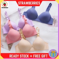 Women Size 36-42 C Cup Adjustable Bra Simple & Thin Wireless Bra Ladies Lingerie Baju Dalam Wanita P