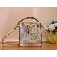 N40640 Plaid mini Bucket Bag nano noe Handbag Shoulder Crossbody Handbag DVZN