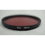 Red Filter 58mm Color Lens Filter 58 mm