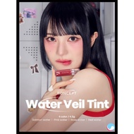 [Tony Moly] Boncept Water Veil Tint – Waterproof Long Lasting Lip Tint • Moisturizing Lip Gloss 4T