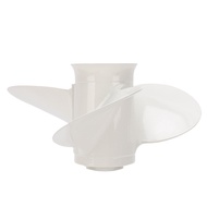 TMA~ Outboard Propeller 9 7/8X13-F 3 Blade 664-45949-02-EL Aluminum Alloy Replacement For 20HP 25HP 