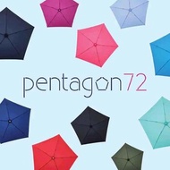 Amvel 世界最輕功能傘 | Pentagon72- # Ocean Blue Fixed Size