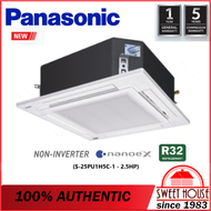 PANASONIC R32 S-25PU1H5C CEILING CASSETTE 2.5HP S-25PU1H5C-1 / U-25PN1H5-1 25000btu