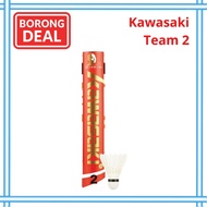 Kawasaki Shuttlecock Badminton Shuttlecocks Speed 77 Team 2 Top / Tournament Grade Goose Feather BWF