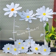 Giant chrysanthemum made of foam, giant decorative flower