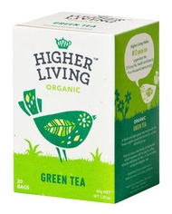 HIGHER LIVING - 有機茶包- 綠茶 20包 (最佳食用期 2026-05-03)