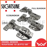 SUGATSUNE 151-26 PUSH TO OPEN SPOON HINGE 105