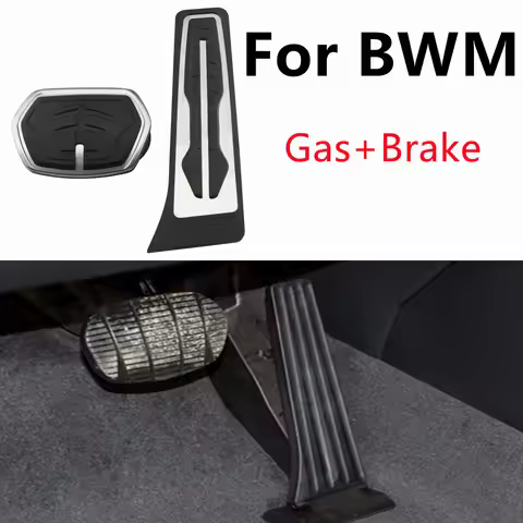 Pedal Cover For BMW X1 F48 2016- 2022 2021 X2 F39 2018 - 2021 AT ( LHD ) Stainless Steel Car Pedals 