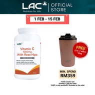 LAC Vitamin C 1000mg With Rose Hips (180 Tablets) [Exp Nov 2027] 01404680