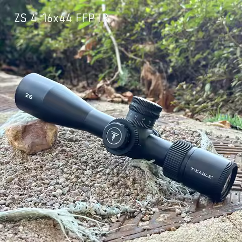 T-EAGLE ZS 4-16x44 FFP Tactical Riflescope For Hunting 1/10 MIL PCP Rifle Scope With Zero Stop Airgu