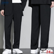 ZEKE B0023 Men's Loose Casual Pants Korean Style With Pockets Lelaki Klasik Seluar Slack Panjang