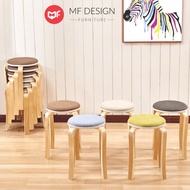 (READY STOCK) MF DESIGN Evelina STOOL CHAIR KERUSI SOFA ottoman Stool box long bench Solid Wood Stoo
