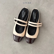 Loure - Este Mules Sandals Adjustable Strap FlatWanita