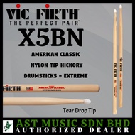 Vic Firth X5BN American Classic Nylon Tip Hickory Drumsticks Extreme