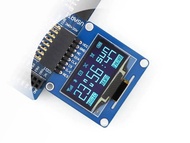 Waveshare 1.3inch OLED (A) 1.3inch OLED SPI/I2C interfaces curved/horizontal pinheader