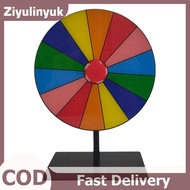 ziyulinyuk 1 Set Color Roulette Wheel Tabletop Prize Wheel Dry Erase Spin Wheel Spinner Game Heavy D