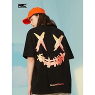 Ricky Clown Ricky is a clown painted T-shirt pure cotton print comfortable short sleeves