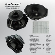 tko komponen speaker 18 inch betavo b18v520ii . betavo b 18 v 520 ii