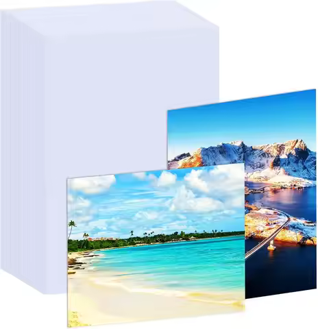 A6(4.13"×5.83")Photo Paper , Waterproof Glossy for Photo Paper,A6 Size 230gsm Waterproof Embossed Ca