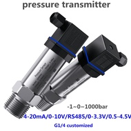 10bar 500Kpa 0.2bar pressure transmitter 50bar 10Mpa 100bar 4-20mA 0.5-4.5V Pressure Sensor RS485 24