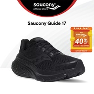 Saucony Guide 17 Road Running Stability Shoes Men's -(BLACK/BLACK) S20936-200