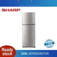 Sharp Peti Ais 2 Pintu - 320L Refrigerator Inverter SJ3222MSS