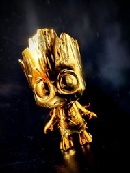 金色版Hottoys Cosbaby -Marvel Guardians of Galaxy Groot 銀河守護隊樹人 （It's not Funko Pop Figure/ Popmart / c