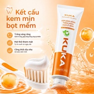 【KUKA】Hot uses KUKA Toothpaste with fresh fragrance — Helps whiten teeth naturally — Fresh breath —