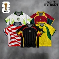 Oversize Jersey World Cup Series 2026 Ball Fantasy Retro Jersey World Cup 2026 OVERSIZE JERSEY WOLD 
