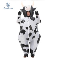 [nvnrbso] Inflatable Cow Costume Role Playing Performance Cow Game Halloween Costume