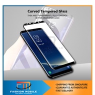 Tempered Glass Curved Case Friendly Samsung S10Plus S10 S10E S9Plus S9 P30 Pro
