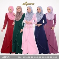 JUBAH MUSLIMAH BATRISYA PEARL PLUS SIZE by AYANNA