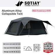 SOTIAY Aluminum Alloy Portable Foldable Picnic Table Camping Tent Automatic Waterproof Glamping Tent