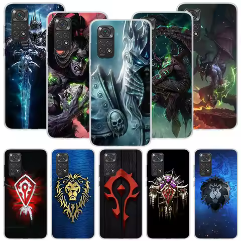 W-World Of W-Warcraft W-Wow Phone Case For Xiaomi Redmi Note 13 14 15 Pro Plus 12S 12 14S 11S 11E 10