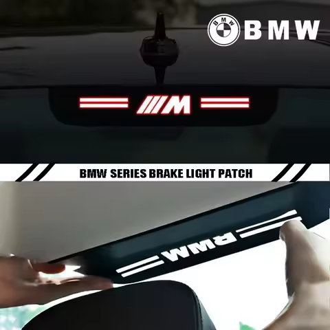 1PCS Car PVC Brake light Patch Sticker Decoration Accessories For BMW X1 X2 X3 X5 X4 X6 X7 iX3 F20 F