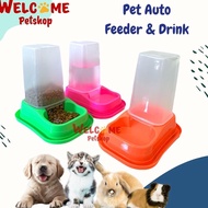 BEST Pet Auto Feeder & Drink / Dog Cat Rabbit Drinking Feeder