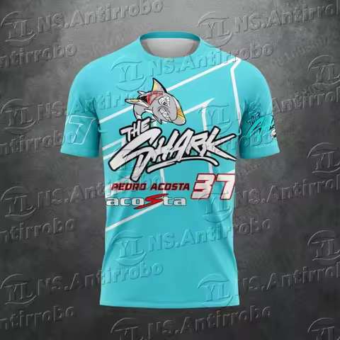 New No. 37 Driver Pedro Acosta Lovers Motorsport Men's Kids Commemorative Summer Fashion Breathable 