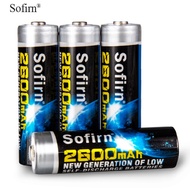 Sofirn AA Rechargeable Battery Nimh AA 2600mAh Rechargeable battries aa battery cell for LED Flashli