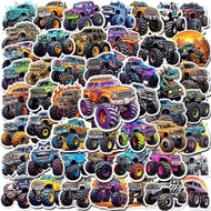 50 PCS Monster Truck Stickers for Kids, Truck Monster Stickers for Water Bottles Laptop Car, Monster